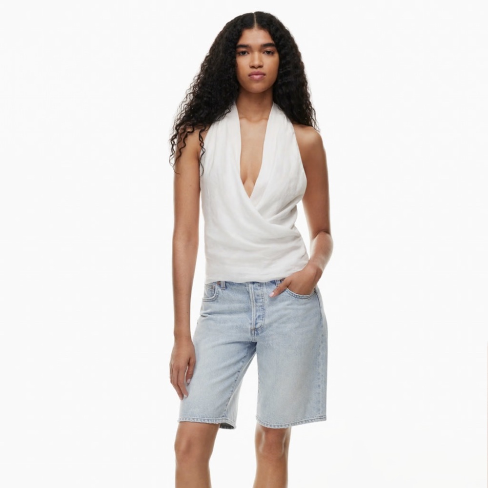 Wilfred Martini Linen Top
